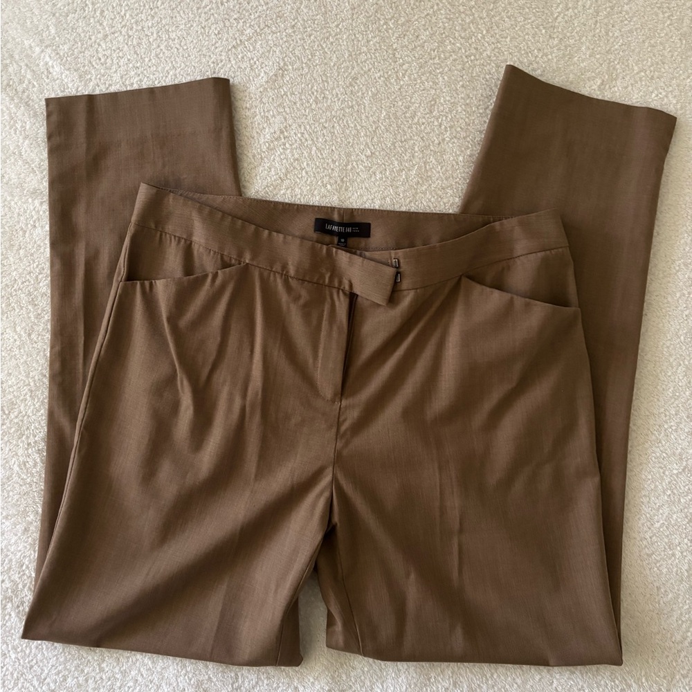 Lafayette 148 Wool Brown Women’s Pants